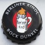 Kronkorken Berliner Kindl Deutschland 2017 2010er schwarz Berliner Kindl Bock Dunkel