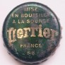 Kronkorken Perrier Frankreich 1974 1970er grün Perrier mise en bouttle  a la source France S.B.