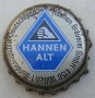 Kronkorken Hannen Alt Deutschland 1980 1980er gold Hannen Alt Brauerei GmbH 5146 Willich 1 Bundesrepublik Deutschland