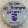 Kronkorken Ritter St.Georgen Deutschland 2016 2010er weiß Ritter St.Georgen Brauerei Nennslingen