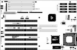 Motherboard AMI Super Voyager VLB III Series 707 2