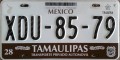 Nummernschilder / Kfz-Kennzeichen Mexiko 2006 2000er Tamaulipas