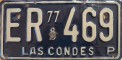 Nummernschilder / Kfz-Kennzeichen Chile 1977 1970er