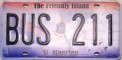 Nummernschilder / Kfz-Kennzeichen Niederländische Antillen 2011 2010er St. Maarten Bus