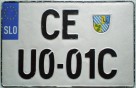 Nummernschilder / Kfz-Kennzeichen Slowenien 2004 2000er