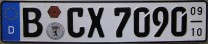 Nummernschilder / Kfz-Kennzeichen Deutschland 1994 1990er