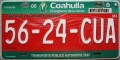 Nummernschilder / Kfz-Kennzeichen Mexiko 2010 2010er Coahuila