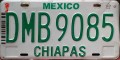 Nummernschilder / Kfz-Kennzeichen Mexiko 1999 1990er Chiapas
