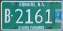 Nummernschilder / Kfz-Kennzeichen Niederländische Antillen 1990 1990er Bonaire