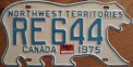 Nummernschilder / Kfz-Kennzeichen Kanada 1975 1970er Northwest Territories