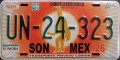 Nummernschilder / Kfz-Kennzeichen Mexiko 2002 2000er Sonora
