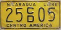 Nummernschilder / Kfz-Kennzeichen Nicaragua 1986 1980er CD