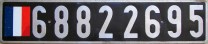 Nummernschilder / Kfz-Kennzeichen Frankreich 1980 1980er