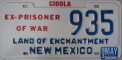 Nummernschilder / Kfz-Kennzeichen USA 1978 1970er New Mexico NM