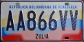 Nummernschilder / Kfz-Kennzeichen Venezuela 2005 2000er