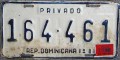 Nummernschilder / Kfz-Kennzeichen Dominikanische Republik 1988 1980er