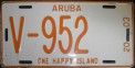 Nummernschilder / Kfz-Kennzeichen Aruba 2003 2000er Aruba