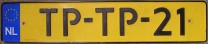 Nummernschilder / Kfz-Kennzeichen Niederlande 2000 2000er