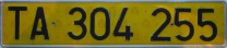 Nummernschilder / Kfz-Kennzeichen Spanien 1999 1990er