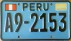 Nummernschilder / Kfz-Kennzeichen Peru 2010 2010er