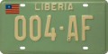 Nummernschilder / Kfz-Kennzeichen Liberia, Republik 2005 2000er