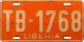 Nummernschilder / Kfz-Kennzeichen Liberia, Republik 1980 1980er