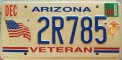 Nummernschilder / Kfz-Kennzeichen USA 1996 1990er Arizona AZ