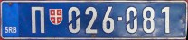 Nummernschilder / Kfz-Kennzeichen Serbien & Montenegro 2010 2010er Pol