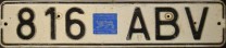 Nummernschilder / Kfz-Kennzeichen Estland 1991 1990er