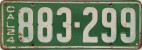 Nummernschilder / Kfz-Kennzeichen USA 1924 1920er california CA