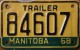 Nummernschilder / Kfz-Kennzeichen Kanada 1964 1960er Manitoba