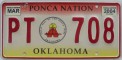 Nummernschilder / Kfz-Kennzeichen USA 2004 2000er Oklahoma OK tribe