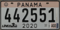 Nummernschilder / Kfz-Kennzeichen Panama 2020 2020er