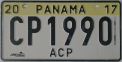 Nummernschilder / Kfz-Kennzeichen Panama 2017 2010er