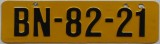 Nummernschilder / Kfz-Kennzeichen Niederlande 1977 1970er