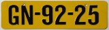 Nummernschilder / Kfz-Kennzeichen Niederlande 1977 1970er