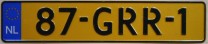 Nummernschilder / Kfz-Kennzeichen Niederlande 2000 2000er