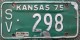 Nummernschilder / Kfz-Kennzeichen USA 1975 1970er Kansas KS