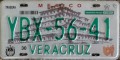 Nummernschilder / Kfz-Kennzeichen Mexiko 2004 2000er Veracruz
