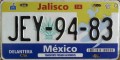 Nummernschilder / Kfz-Kennzeichen Mexiko 2002 2000er Jalisco